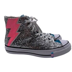 Converse Chuck Taylor All Star 70 Pride Transgender Glitter Pink Bolt Womens 10